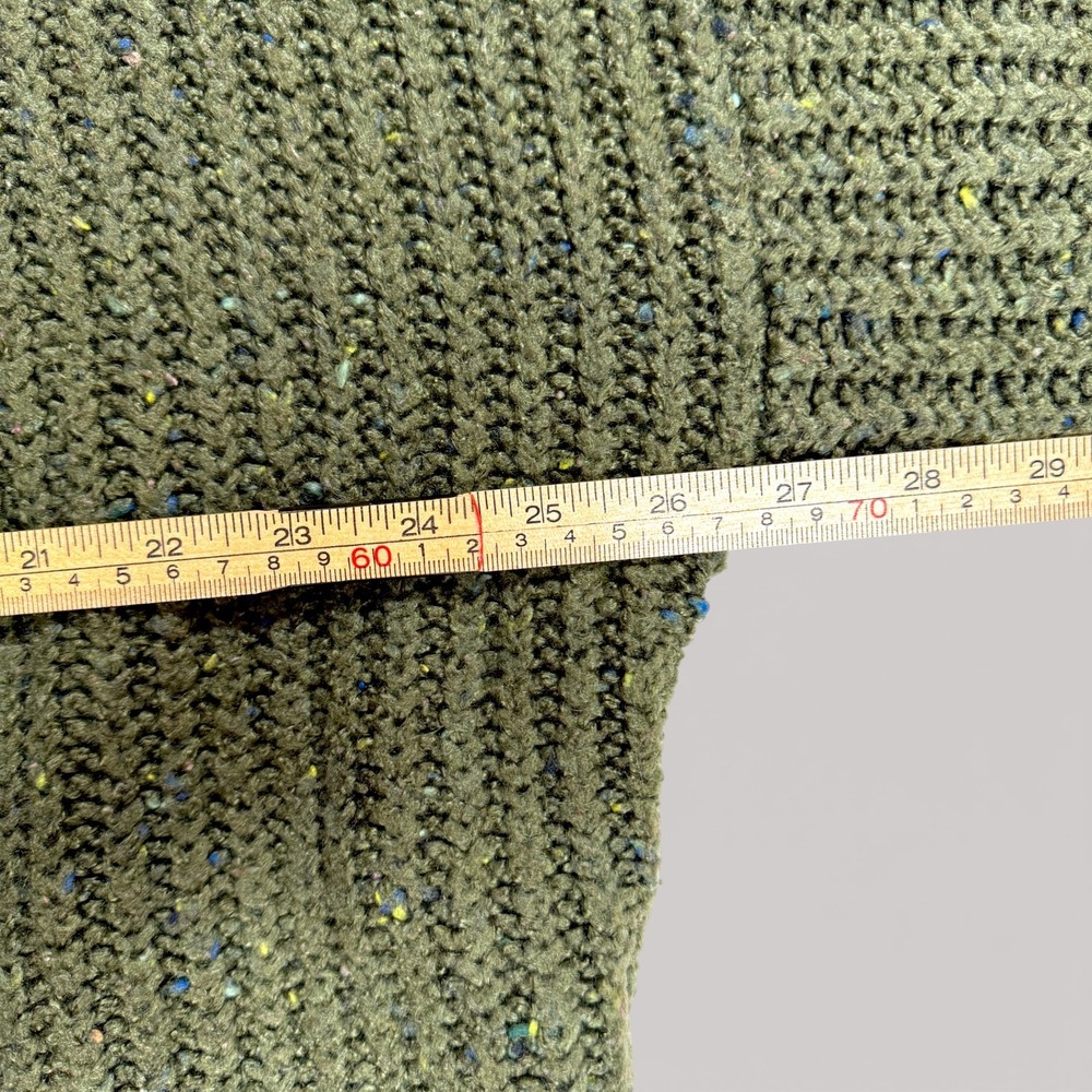 American Eagle Olive Green Open Front Textured Cardigan  Womens M Cottagecore - Picture 14 of 14